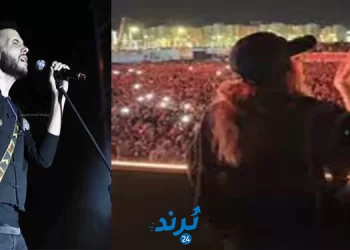 سر ظهور أنغام في حفل كايروكى بالعلمين